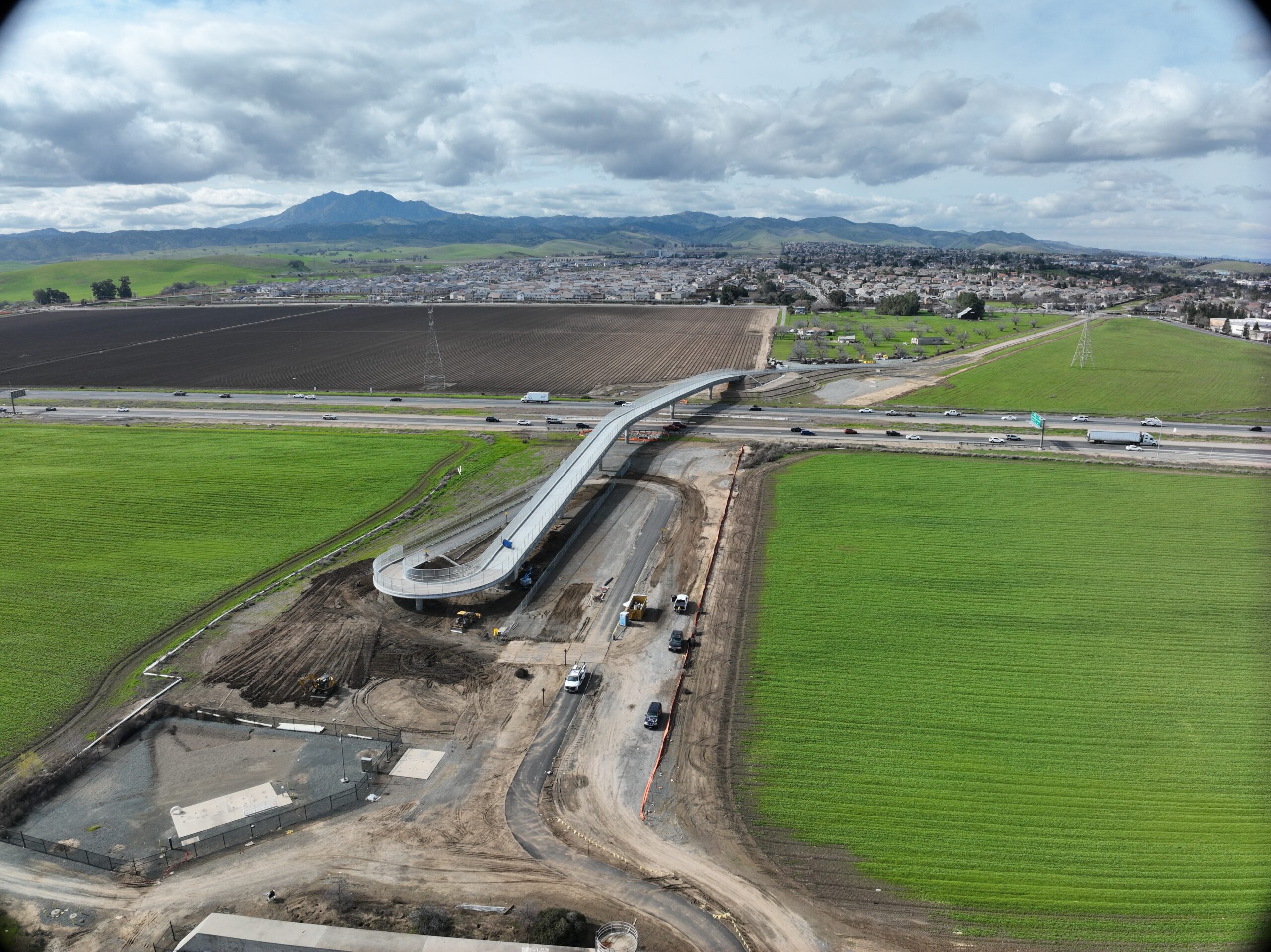 Mokelumne Bike and Pedestrian Trail construction